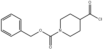 4-氯羰酰四氢-吡啶羧酸苄酯 结构式