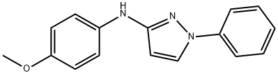 N-(4-甲氧苯基)-1-苯基-1H-吡唑-3-胺 结构式