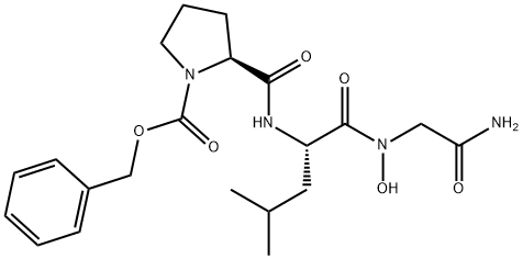 Z-PRO-LEU-GLY-NHOH 结构式