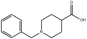 1-苄基哌啶-4-甲酸 结构式