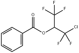 1-Chloro-1,1,3,3,3-pentafluoro-2-propanol benzoate 结构式