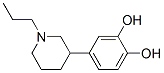 3-(3,4-dihydroxyphenyl)-N-n-propylpiperidine 结构式