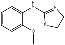 N-(2-甲氧基苯基)-4,5-二氢-1,3-噻唑-2-胺 结构式