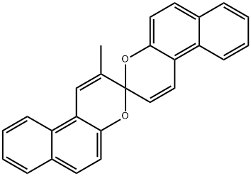 2-甲基-3,3'-螺双[苯并[F]苯并吡喃] 结构式