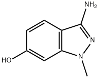 1-甲基-3-氨基-6-羟基吲唑 结构式
