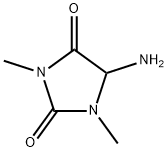 5-氨基-1,3-二甲基海因 结构式