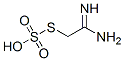 Thiosulfuric acid hydrogen S-(2-amino-2-iminoethyl) ester 结构式