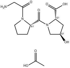 GLY-PRO-HYDROXY-PRO ACETATE SALT 结构式