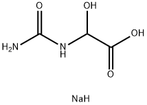 GLYOXYLUREA SODIUM SALT 结构式