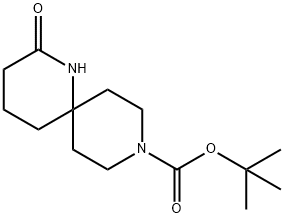 9-BOC-2-氧代-1,9-二氮杂螺[5.5]十一烷 结构式