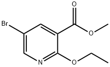 5-溴-2-乙氧基烟酸甲酯 结构式