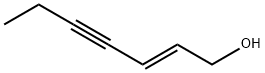 (E)-庚-5-烯-3-炔-1-醇 结构式