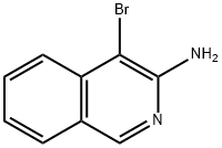 4-溴-3-氨基异喹啉 结构式