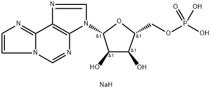 1,N6-亚乙烯基腺苷-5'-单磷酸二钠盐 结构式