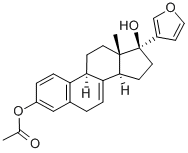 雌呋酯 结构式