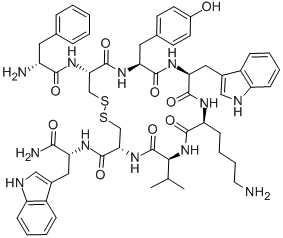 伐普肽 结构式