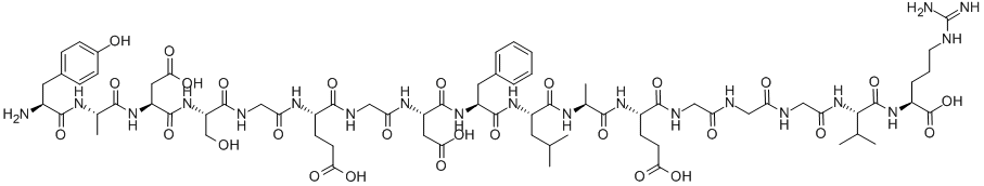 (TYR0)-FIBRINOPEPTIDE A 结构式