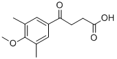 4-(3,5-DIMETHYL-4-METHOXYPHENYL)-4-OXOBUTYRIC ACID 结构式