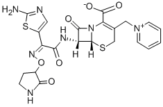 头孢吡酮 结构式