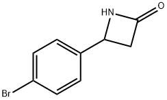 4-(4-BROMOPHENYL)AZETIDIN-2-ONE 结构式