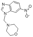 1H-Benzimidazole, 1-(4-morpholinylmethyl)-6-nitro- 结构式