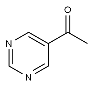 5-乙酰基嘧啶 结构式