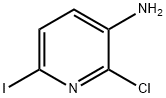 2-氯-6-碘吡啶-3-胺 结构式