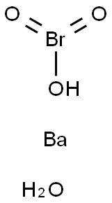 Barium bromate monohydrate. 结构式