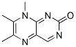 2(8H)-Pteridinone,6,7,8-trimethyl-(6CI) 结构式