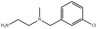 N1-[(3-氯苯基)甲基]-N1-甲基-1,2-乙二胺 结构式