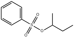 Benzenesulfonic acid, 1-Methylpropyl ester 结构式