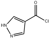 1H-Pyrazole-4-carbonyl chloride 结构式