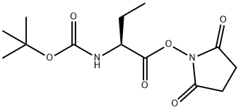CarbaMic acid, [1-[[(2,5-dioxo-1-pyrrolidinyl)oxy]carbonyl]propyl]-, 1,1-diMethylethyl ester, (S)- 结构式