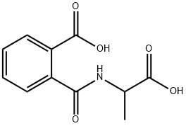 Benzoic  acid,  2-[[(1-carboxyethyl)amino]carbonyl]- 结构式
