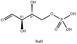 D-赤藓糖-4-磷酸钠 结构式