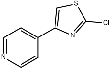 2-氯-4-(吡啶-4-基)噻唑 结构式