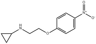 N-(2-(4-Nitrophenoxy)ethyl)cyclopropanaMine 结构式