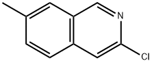 3-氯-7-甲基异喹啉 结构式