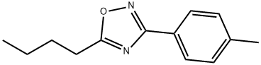 5-Butyl-3-(p-tolyl)-1,2,4-oxadiazole 结构式