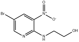 2-((5-Bromo-3-nitropyridin-2-yl)amino)ethanol 结构式