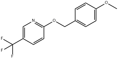 2-(4-Methoxybenzyloxy)-5-(trifluoroMethyl)pyridine 结构式