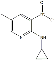 2-CyclopropylaMino-5-Methyl-3-nitropyridine 结构式