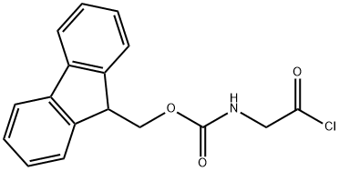 N-FMOC-甘氨酰氯 结构式