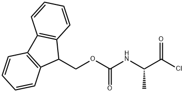 FMOC-丙氨酰氯 结构式