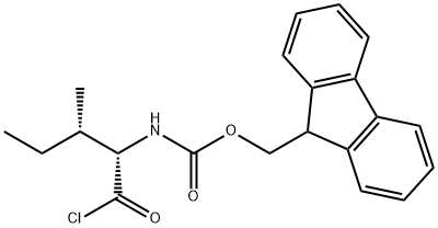 FMOC-异亮氨酰氯 结构式