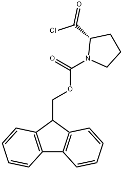 FMOC-L-脯氨酰氯 结构式