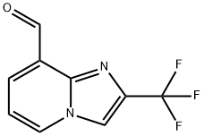 2-(三氟甲基)咪唑并[1,2-A]吡啶-8-羧醛 结构式