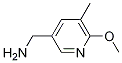 C-(6-Methoxy-5-Methyl-pyridin-3-yl)-MethylaMine 结构式