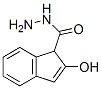 1H-Indene-1-carboxylic  acid,  2-hydroxy-,  hydrazide 结构式