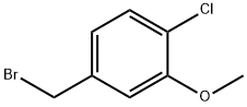 4-(溴甲基)-1-氯-2-甲氧基苯 结构式